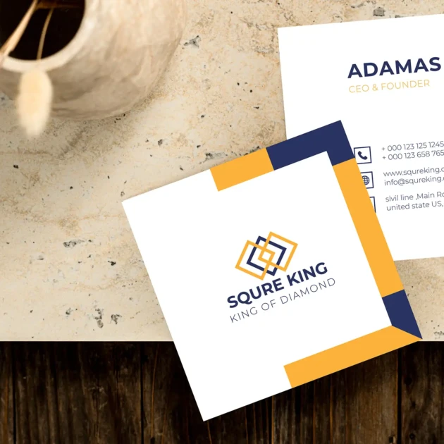 Square Visiting  Card