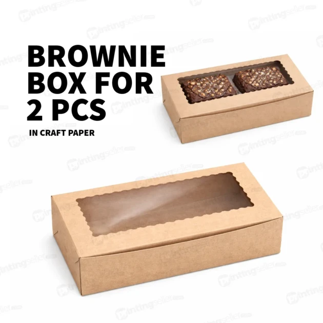 BROWNIE BOX IN CRAFT PAPER
