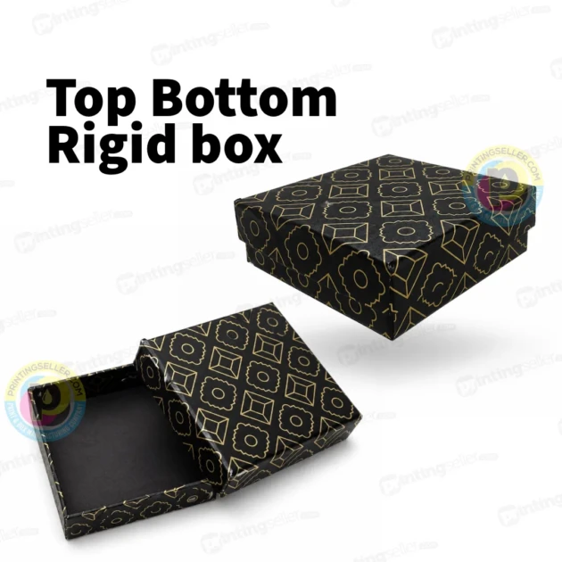 Top Bottom Rigid Box - 3 x 3 x 1 inch- PRS24