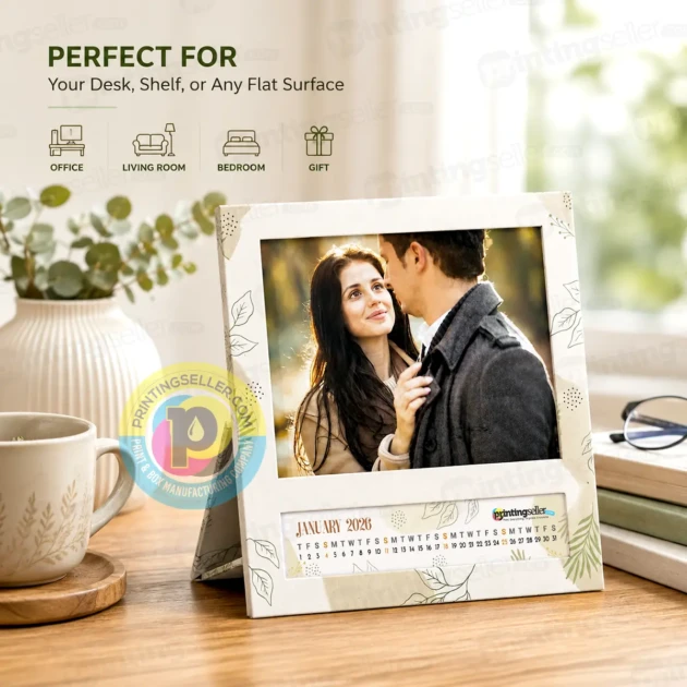 Photo Frame with Desk Calendar - PRS27